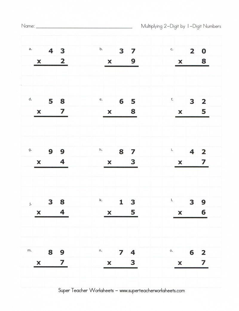 Hard Multiplication 2-Digit Problems | Worksheet Practice intended for Worksheets Multiplication 2 Digit By 1 Digit Hard Multiplication 2-Digit Problems | Worksheet Practice intended for Worksheets Multiplication 2 Digit By 1 Digit