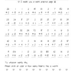 Hearts Math Worksheets Printable | Printable Worksheets And within Multiplication Worksheets Valentines