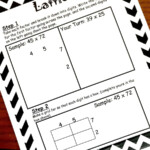 How To Teach Lattice Multiplication: Includes A Free Step Intended For Printable Lattice Multiplication Grids