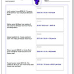 Introductory Word Problems For Multiplication And Division pertaining to Worksheets Multiplication And Division Word Problems