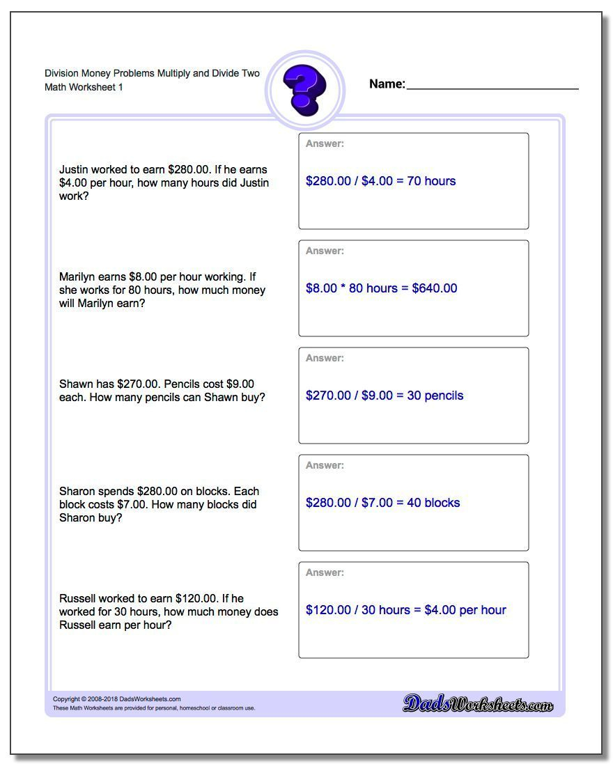 Introductory Word Problems For Multiplication And Division pertaining to Worksheets Multiplication And Division Word Problems