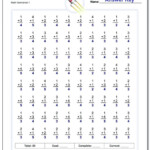 Jest For Fun Math Worksheet Answers 15 10 | Printable pertaining to Homeschool Multiplication Worksheets