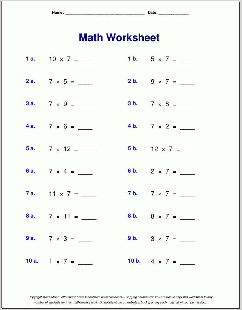 Kids Worksheets T Chart Math Free Tables Grade inside Multiplication Worksheets 8 Times Tables