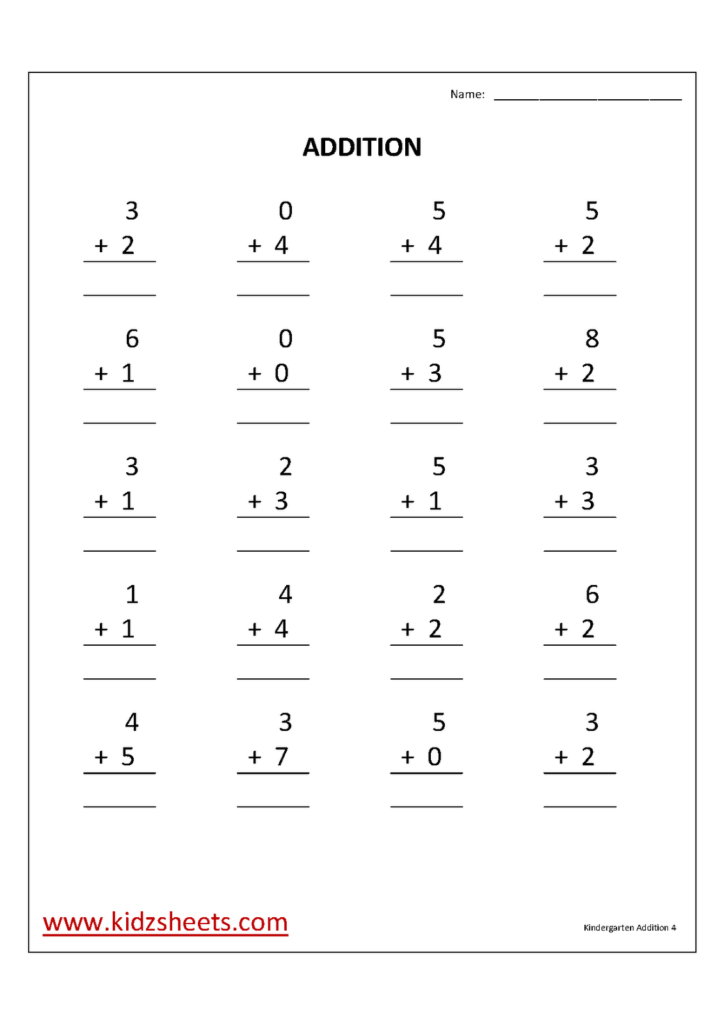 Kindergarten Worksheets | Kindergarten Worksheets, Free With Multiplication Worksheets Elementary