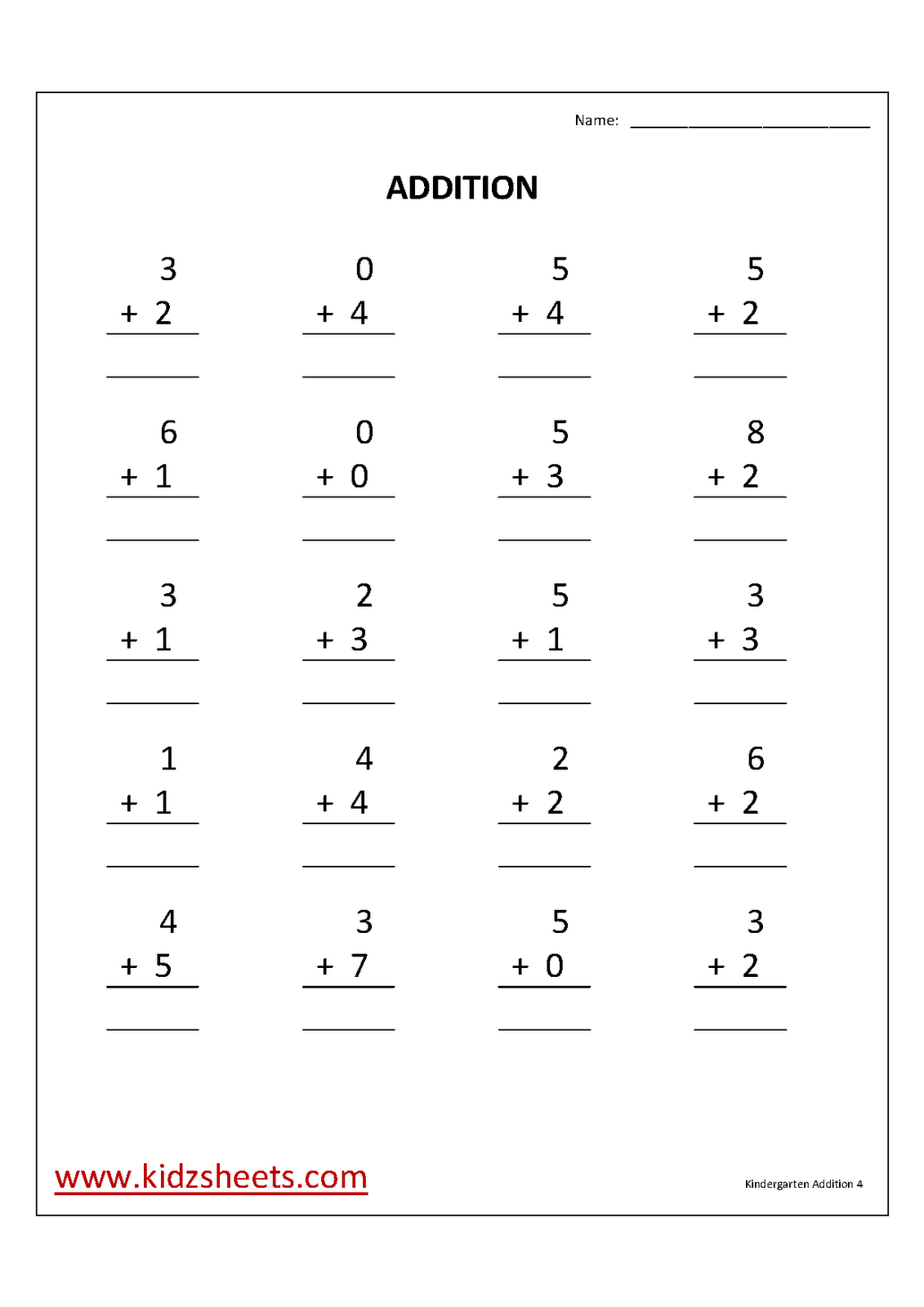 Kindergarten Worksheets | Kindergarten Worksheets, Free with Multiplication Worksheets Elementary