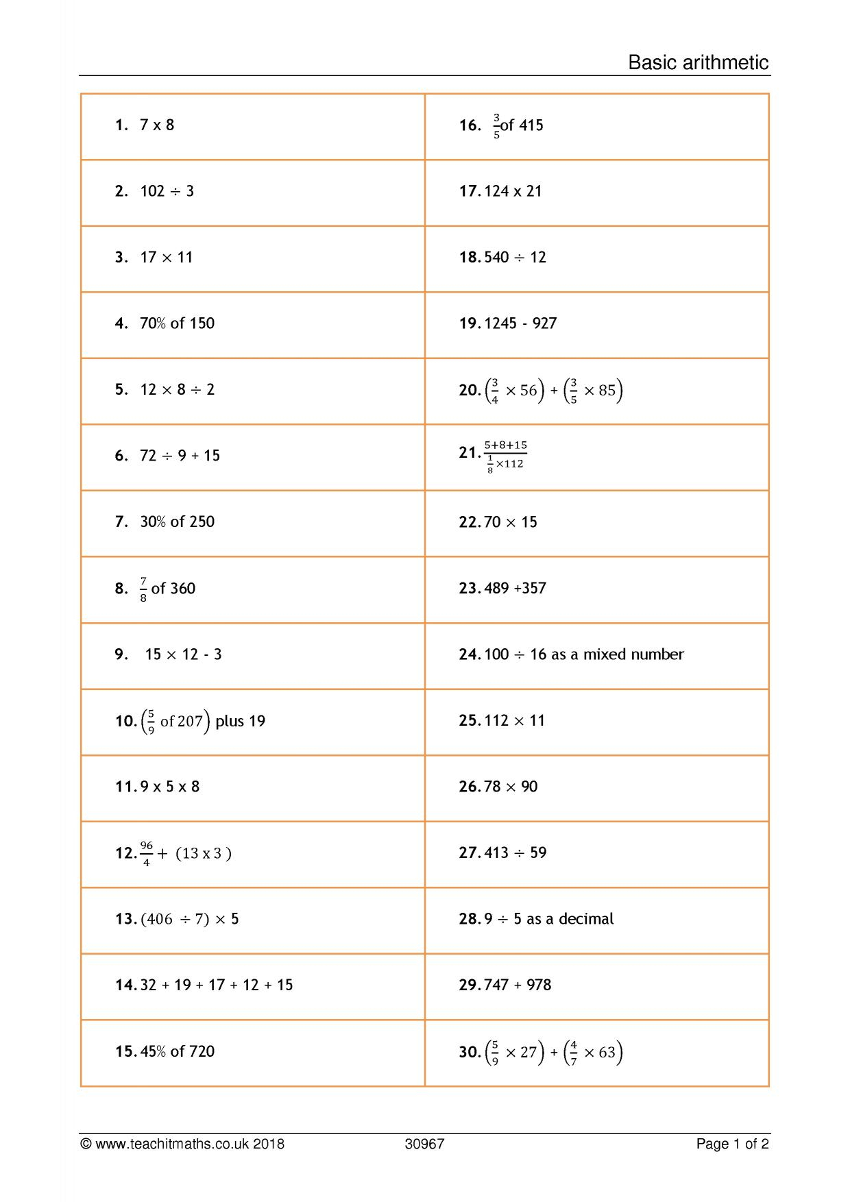 Ks3 | Multiplication And Division | Teachit Maths regarding Multiplication Worksheets Ks3