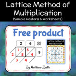 Lattice Method Of Multiplication (Sample Posters regarding Multiplication Worksheets Lattice Method