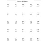 Lattice Method Worksheet | Printable Worksheets And inside Multiplication Worksheets Lattice