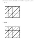 Lattice Multiplication Worksheets &amp; 2 Digit Times 1 Digit for Multiplication Worksheets Lattice Method