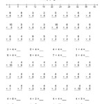 Learning Multiplication- Multiplying4 - Teaching Squared intended for Connect 4 Multiplication Printable