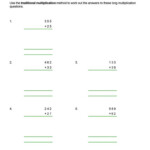 Long Multiplication Worksheets – Mreichert Kids Worksheets throughout Multiplication Worksheets Ks3