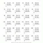 Math Addition Worksheet Collection 4Th Grade throughout Multiplication Worksheets 3&amp;#039;s And 4&amp;#039;s