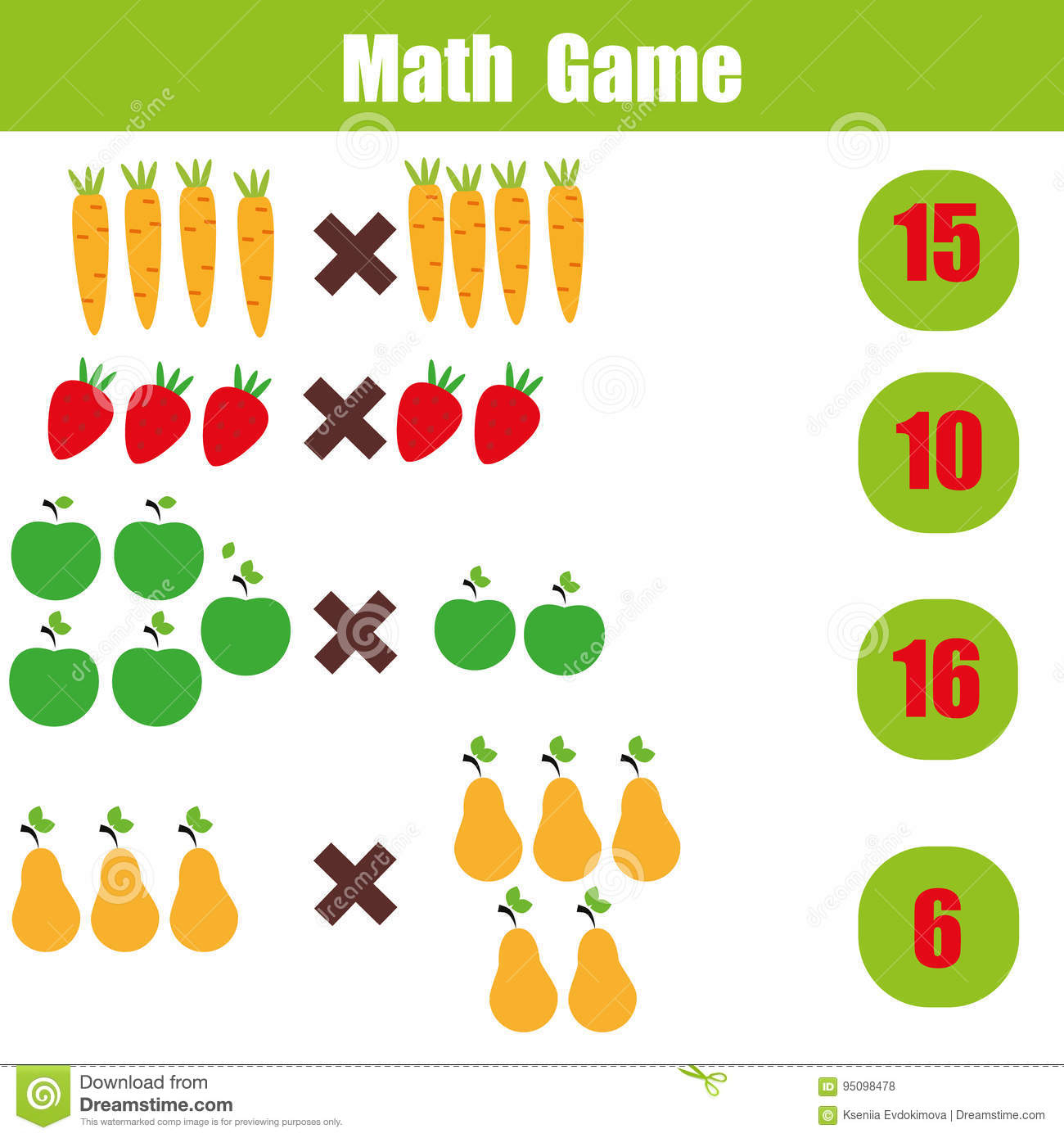 Math Educational Game For Children, Multiplication throughout Multiplication Worksheets Education.com