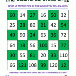 Math Games Using Dice The Multiple Game 2 To 12 | Math for Printable Multiplication Games 4Th Grade