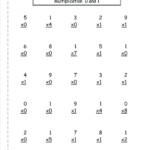 Math Multiplication Test Math Worksheets Multiplication for Worksheets Multiplication Grade 1