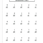 Math Multiplication Test Math Worksheets Multiplication Regarding Grade 4 Printable Multiplication Problems