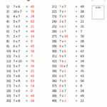 Math Problems With Answer Sheets | Times Table Tests | 3Rd throughout Multiplication Worksheets 4 Times Tables