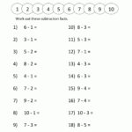 Math Salamanders Math Worksheets Printable Subtraction To 10 throughout Multiplication Worksheets Nz