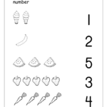 Math Worksheet - Count And Match With Number (1-5 within Multiplication Worksheets Numbers 1-5
