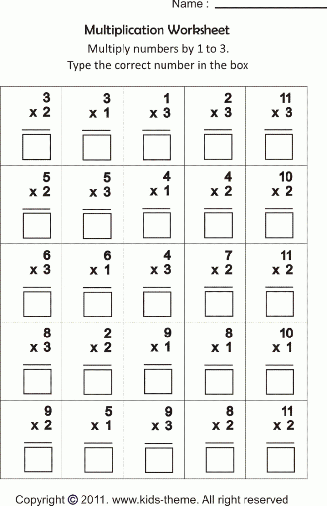 Maths Worksheets For Kids: Mental Maths Tests Year 4 Within Multiplication Worksheets Ks2 Year 4