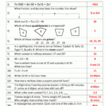 Mental Math 4Th Grade Inside Printable Multiplication Worksheets Grade 9
