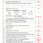 Mental Math 4Th Grade inside Printable Multiplication Worksheets Grade 9