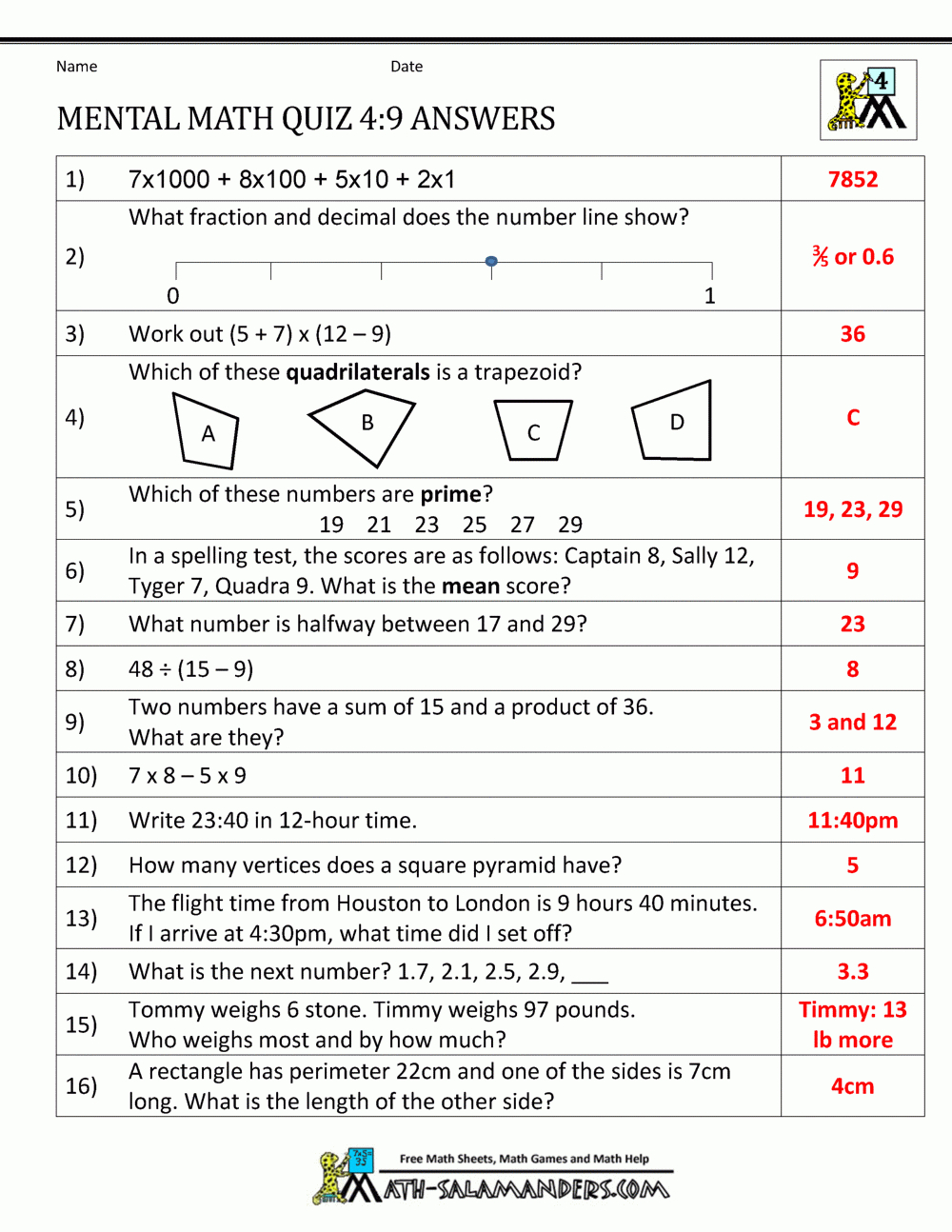 Mental Math 4Th Grade inside Printable Multiplication Worksheets Grade 9 Mental Math 4Th Grade inside Printable Multiplication Worksheets Grade 9