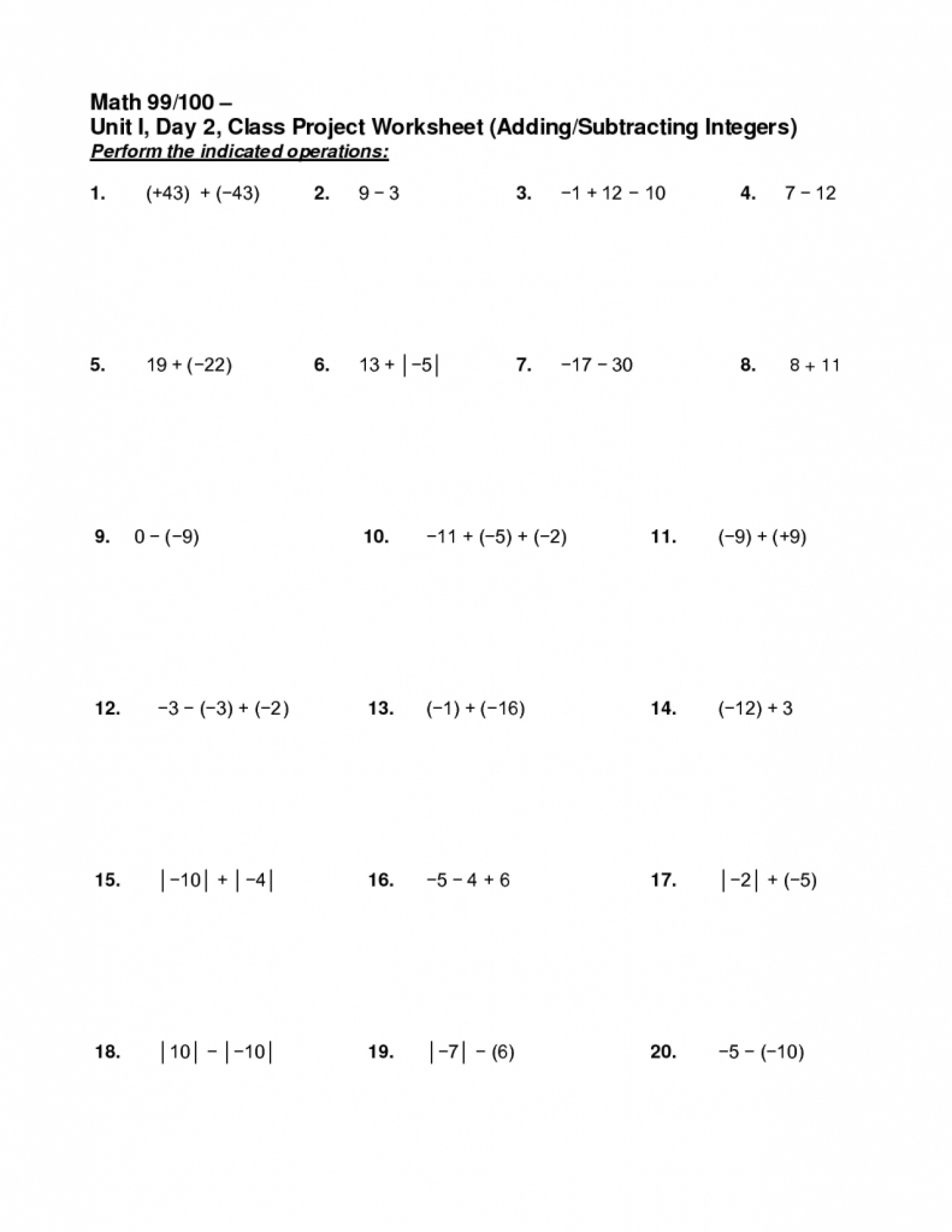 Mental Math Worksheets For 7Th Grade | Printable Worksheets with Printable Multiplication Worksheets Grade 6