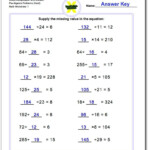 Mixed Multiplication And Division Pre-Algebra Worksheets within Multiplication Worksheets Mixed