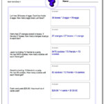 Mixed Multiplication And Division Word Problems In Printable Multiplication And Division Word Problems