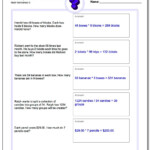 Mixed Multiplication And Division Word Problems pertaining to Worksheets Multiplication And Division Word Problems