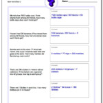 Mixed Multiplication And Division Word Problems Within Worksheets Multiplication And Division Word Problems