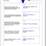 Mixed Multiplication And Division Word Problems within Worksheets Multiplication And Division Word Problems