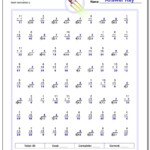 Mixed Multiplication And Division Worksheets in Printable Multiplication Practice