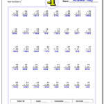 Multi-Digit Multiplication regarding Multiplication Worksheets Double Digit