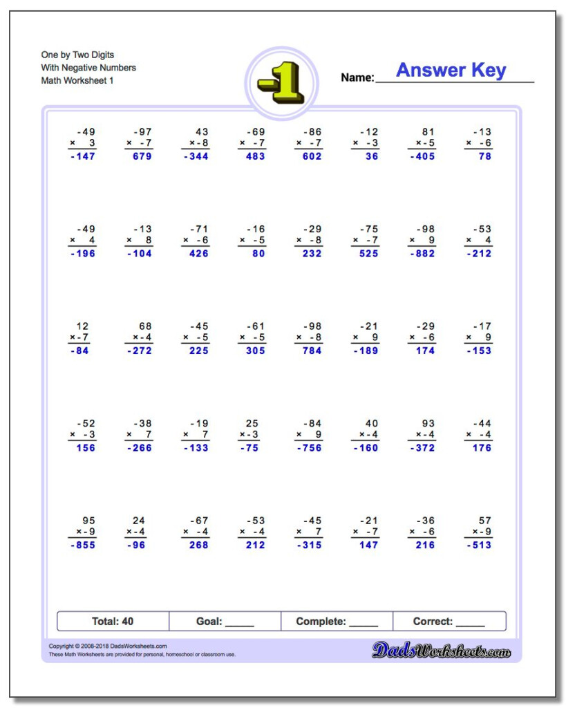 Multi Digit Multiplication With Multiplication Worksheets Multiples Of 10