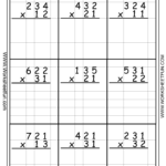 Multiplication   3 Digit2 Digit. Like This Site With Multiplication Worksheets On Graph Paper