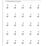 Multiplication 9 - Milbe.refinedtraveler.co in Printable Multiplication Worksheets 9