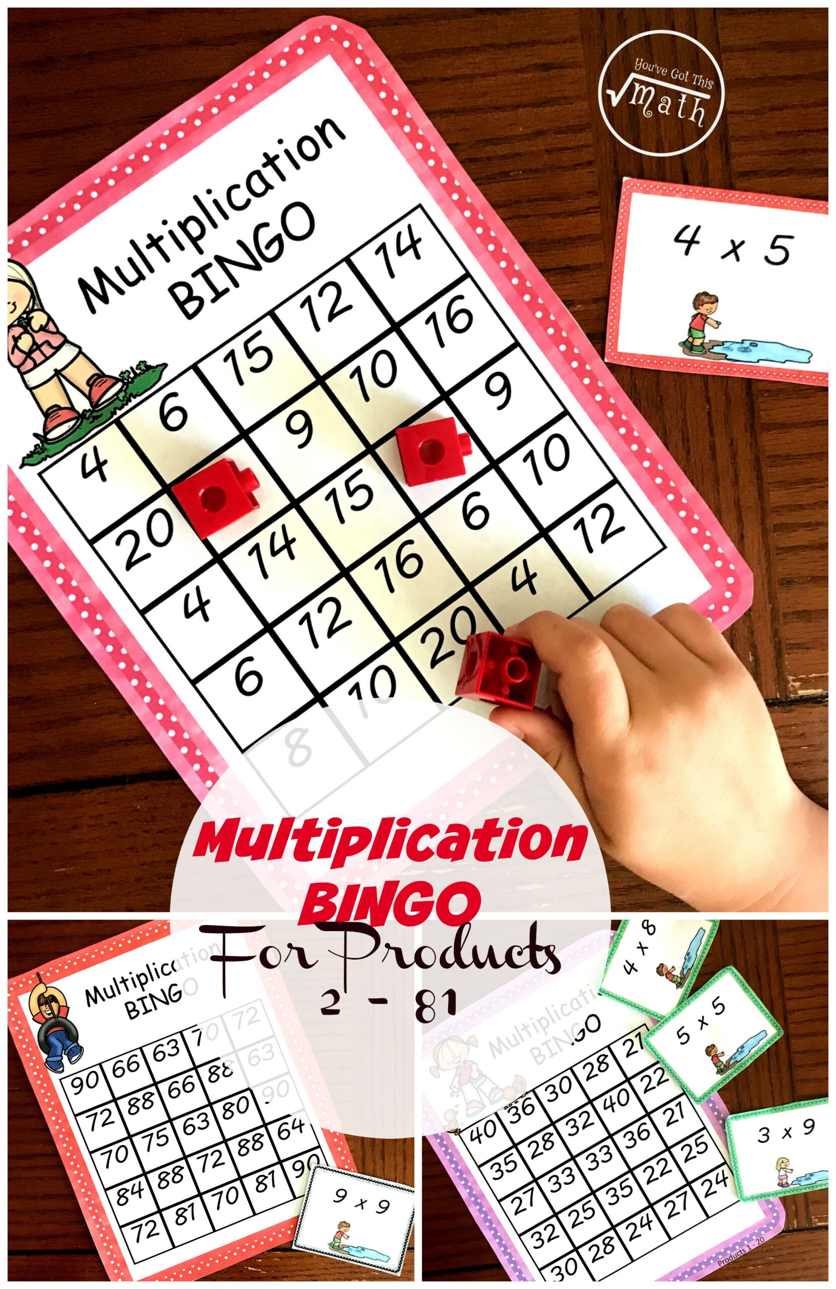 Multiplication Bingo - A Fun Game To Practice Multiplication intended for Printable Multiplication Bingo Game