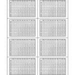 Multiplication Chart - 6 Free Templates In Pdf, Word, Excel regarding Printable Multiplication Chart Pdf