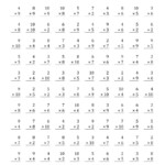 Multiplication Facts To 100 No Zeros Or Ones (A) regarding Multiplication Worksheets Zero And Ones