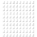 Multiplication Facts To 81 (Facts 2 To 9; 100 Per Page) (A) for Printable Multiplication Fact Sheets