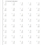 Multiplication Facts Worksheets From The Teacher's Guide In Printable Multiplication Worksheets 0 5