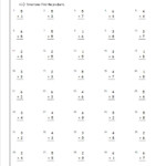 Multiplication Facts Worksheets From The Teacher's Guide with regard to Printable Multiplication Worksheets 0-4