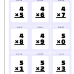 Multiplication Flash Cards Pertaining To Printable Multiplication Flash Cards 7