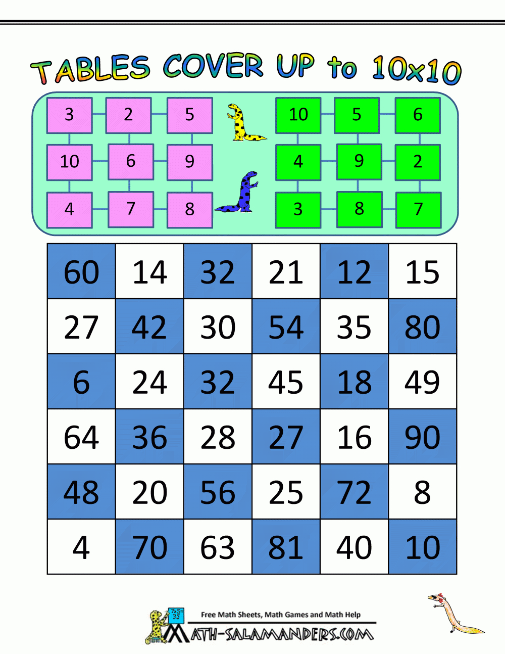 Multiplication Math Games inside Printable Multiplication Math Games Multiplication Math Games inside Printable Multiplication Math Games