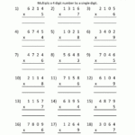 Multiplication Practice Sheets For 3Rd Grade - Google Search inside Printable Multiplication Practice Pages