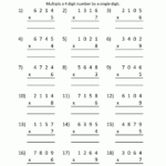 Multiplication Practice Sheets For 3Rd Grade - Google Search pertaining to Free Printable Multiplication Practice Sheets