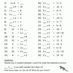 Multiplication Practice Worksheets To 5X5 for Multiplication Worksheets 3's And 4's