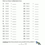 Multiplication Practice Worksheets To 5X5 For Printable Multiplication Questions